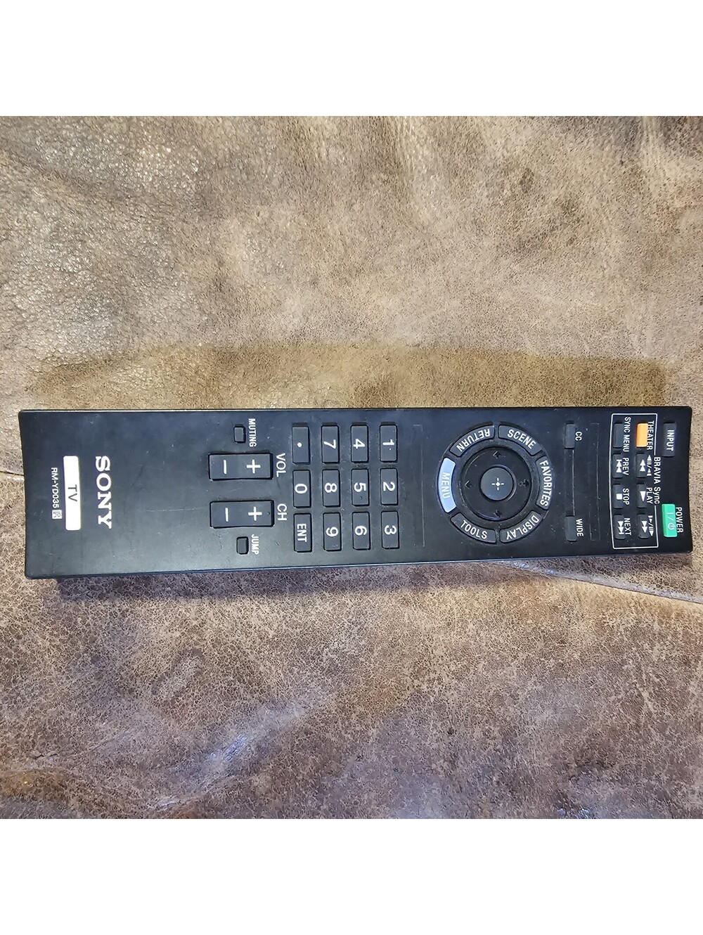 Sony RM-YD034 TV Remote Control Factory OEM  Bravia KDL-32EX500 40EX500 55EX500